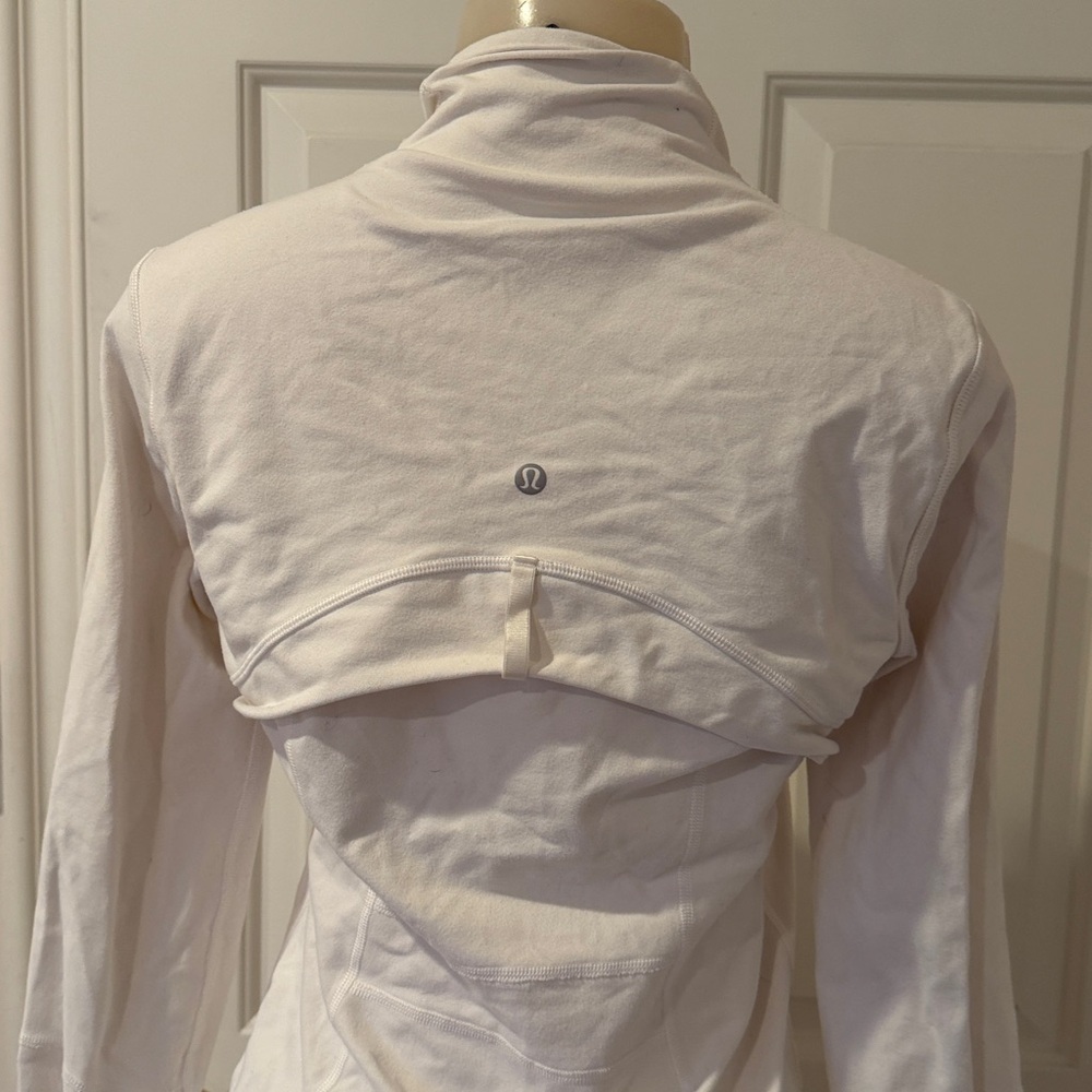 Lululemon Define Jacket Luon White Zip-Up Jacket size 8 - Picture 9 of 12
